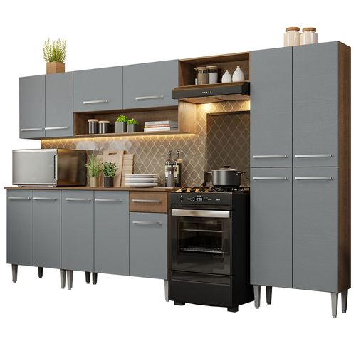 Cocina Integral Completa Modular Madesa Emilly 293cm MG 01