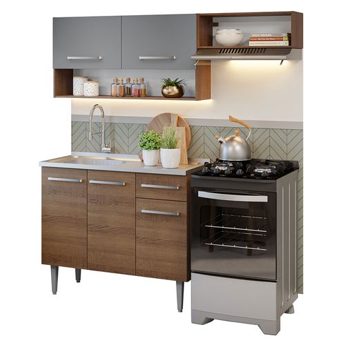 Cocina Integral Modular Madesa Emilly 165cm Con Tarja MG 09