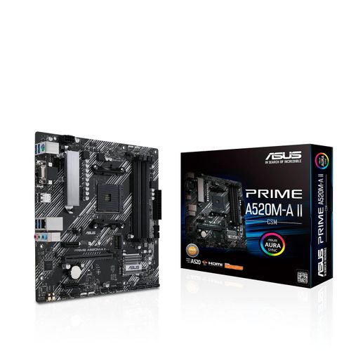 Tarjeta Madre Asus Micro Atx Prime A520m-a Ii Csm S-am4 Amd