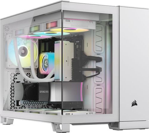 Gabinete Corsair iCUE Link 2500x Rgb con Ventana Blanco