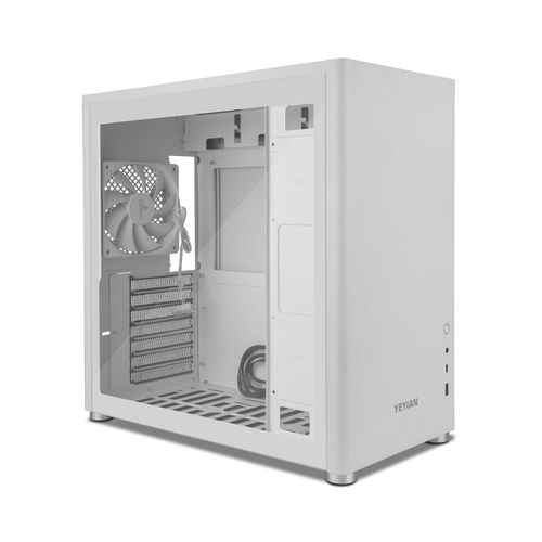 Gabinete Yeyian Hussar Plus ATX/Micro-ATX/Mini-ITX Blanco