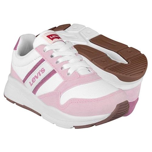 TENIS CASUALES NIÑA LEVI´S 407630013 SIMIPIEL BLANCO