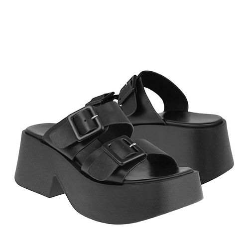 SANDALIAS DAMA FUROR 01MH SIMIPIEL NEGRO
