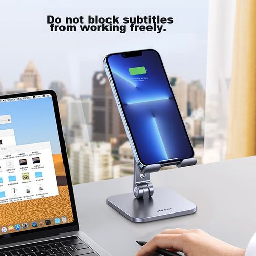 Soporte de aluminio para tablet