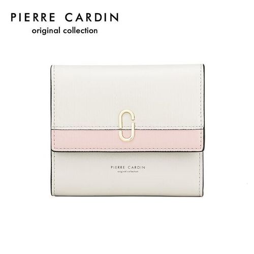 Cartera corta Mujer Pierre Cardin color Blanco/Rosa