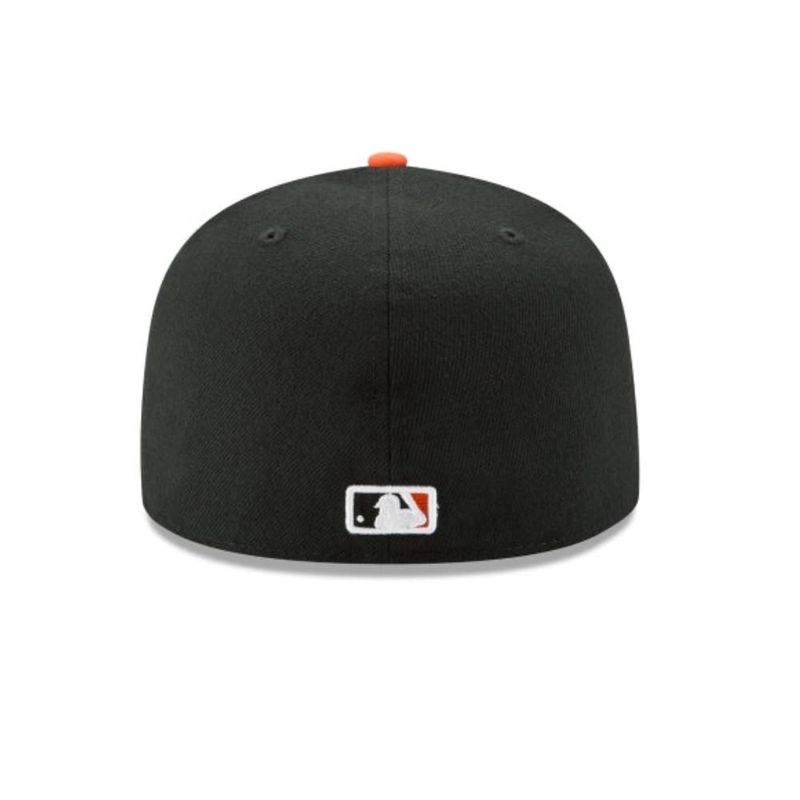New Era Men's 59FIFTY Fitted Cap - Structured, Embroidered Team Logo, Black Under Visor