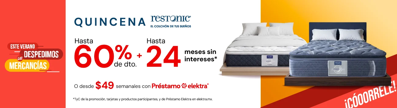 Quincena Restonic en Elektra