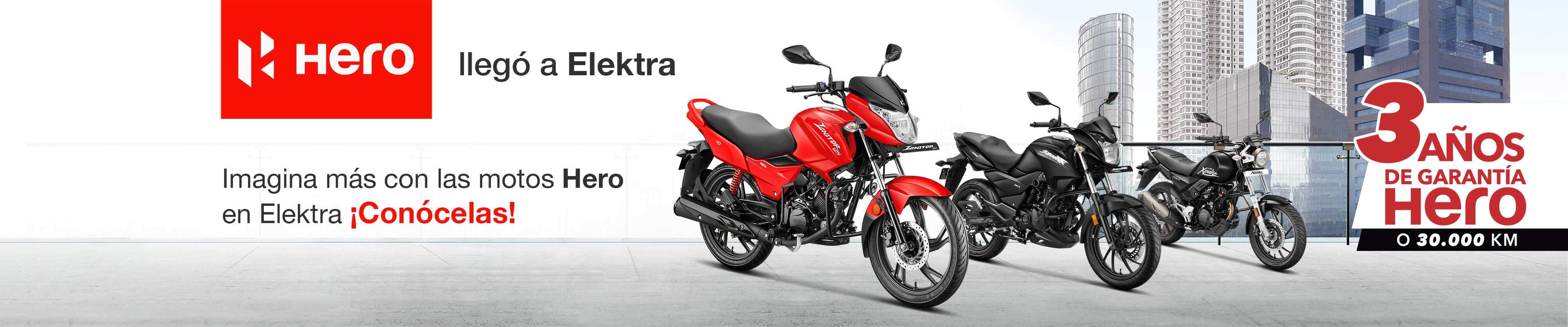 Motocicletas Hero Elektra En Línea 4666